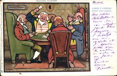 CPA Fantaisie Illustrateur Garde a carreau n'est pas capot 