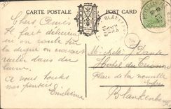 VINTAGE POSTCARD Militaria Canon german Heyst