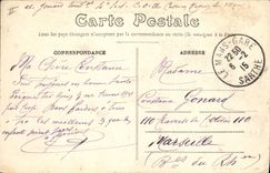 VINTAGE POSTCARD Militaria Artillerie English the long-range guns