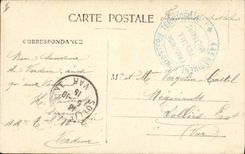 CPA Militaria Obus de 420 allemand