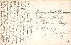 VINTAGE POSTCARD Militaria Unloading of material taken to the Germans