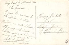 VINTAGE POSTCARD Militaria Canon Krupp against airplane