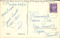 CPA Fantaisie Illustrateur Enfants Chien Train