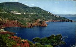 MODERN CARD Theoule Seen of the Collar of Esquillon In the Cannes Distance