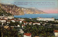 CPA Beaulieu Sur Mer Vue Generalre Bale de la Petite Afrique