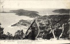 CPA Beaulieu Panorama de Beaulieu et Rade de Villefranche Vue de la grande corniche 