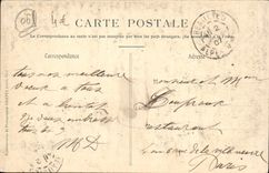 VINTAGE POSTCARD Beaulieu surroundings of Nice Seen Between the Olive-trees