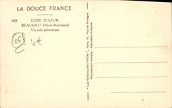 POSTAL Beaulieu de la VENDIMIA una esquina pintoresca