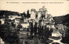 CPA Vue Generale de Bonaguil Chateau