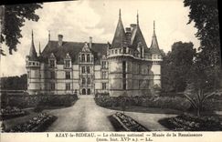 CPA Azay le Rideau Le Chateau National