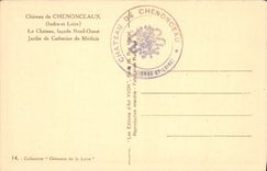 VINTAGE POSTCARD Castle of Chenonceaux the Castle Western Northern Frontage