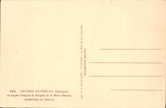 CPA Chateau De Fenelon 