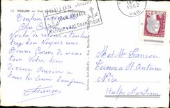 CPM Toulon Vue Generale et le Teleferique