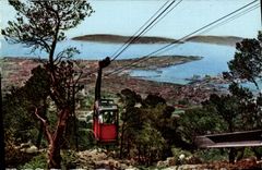 CPM Toulon Vue Generale sur la rade et le Telepherique 