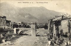 CPA Sospel Le Vieux Pont