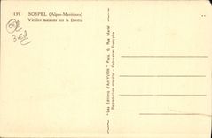 CPA Sospel Vieilles Maisons Sur la Bevera