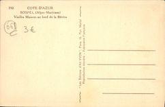 CPA Sospel Vieilles maisons au bord de la Bevera