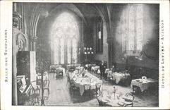 VINTAGE POSTCARD Room of the templiers Hotel of Louvre Avignon