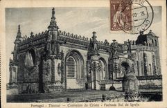 VINTAGE POSTCARD Portugal Thomar Concent de Cristo