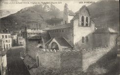 CPA Luz Saint Sauveur Eglise des templiers 