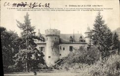 VINTAGE POSTCARD Castle of the Guard templiers