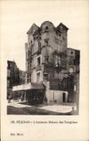 VINTAGE POSTCARD Pezenas Old house of the templiers