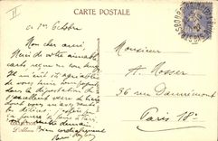 VINTAGE POSTCARD Strasbourg the Pasteur monument and the university