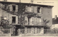 VINTAGE POSTCARD Alpine laburnum the house of Pasteur