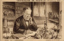 CPA Centenaire de Pasteur Urodonal Strasbourg 1923