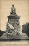 VINTAGE POSTCARD Paris Pasteur Monument