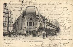 VINTAGE POSTCARD Horse Horsemanship Hippisme Paris New hippodrome