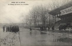 VINTAGE POSTCARD Horse Raw Hippisme Horsemanship of the Seine the Racecourse of Doves
