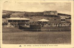 CPA Cheval Equitation Hippisme Vittel Le champ de courses et vue sur le golf
