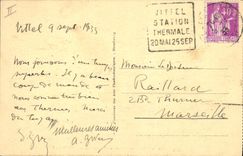 CPA Cheval Equitation Hippisme Vittel Le champ de courses et vue sur le golf