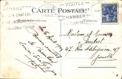 CPA Cheval Equitation Hippisme Vittel Les tribunes un jour de courses