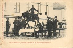 CPA Cheval Equitation Hippisme Saumur Dernier convive ou le dejeuner interrompu