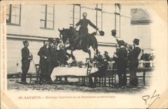 CPA Cheval Equitation Hippisme Saumur Dernier convive ou le dejeuner interrompu