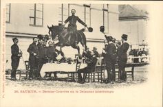 CPA Cheval Equitation Hippisme Saumur Dernier convive ou le dejeuner interrompu
