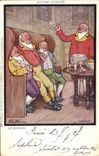 VINTAGE POSTCARD Fantasy Illustrator With the refrain The chrosu Pipe Tobacco