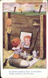 VINTAGE POSTCARD Fantasy Illustrator Distinct Child Mouse