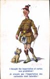 CPA Fantaisie Illustrateur Soldat Militaria Chien