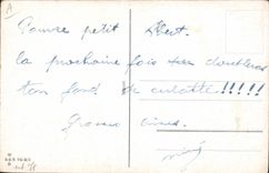 CPA Fantaisie Illustrateur Enfant Chien 