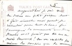 CPA Fantaisie Illustrateur Enfant Bonnet d'ane Chien Agnes Richardson