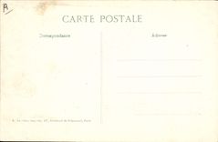 La POSTAL Militaria 75 de la VENDIMIA aísla el dibujo en una granja ocupada por los alemanes