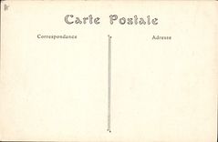 Pieza de la artillería de Militaria de la POSTAL de la VENDIMIA de 75m m mientras que espera la pedido del shooting