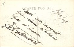 Obús de Militaria de la POSTAL de la VENDIMIA de la operación 220 de los artilleros de Creusot