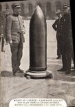 CPA Militaria Paris Musee de l'armee Obus de 420 tombe aux environs de Verdun