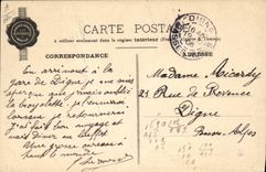 VINTAGE POSTCARD Automobile Fantasy Illustrator Oils