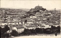 VINTAGE POSTCARD Puy View