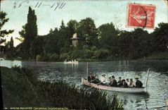 CPA Paris Bois de Boulogne Lac inferieur La pointe sud d el'ile 